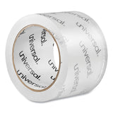 Universal® Extra-Wide Moving and Storage Packing Tape, 3" Core, 2.83" x 54.7 yd, Clear, 6/Pack (UNV83000) Pack of 6