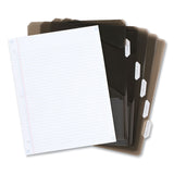 Five Star® FLEX Notebinder, 5-Subject, Medium/College Rule, Randomly Assorted Cover Colors, (60) 11" x 8.5 Sheets (MEA29328) Each