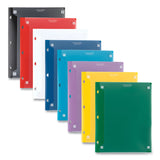 Five Star® Two-Pocket Portfolio Clear View, 11" x 8.5", Randomly Assorted (MEA33452) Each