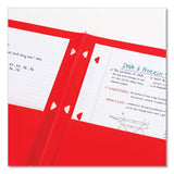 Five Star® Two-Pocket Portfolio Clear View, 11" x 8.5", Randomly Assorted (MEA33452) Each