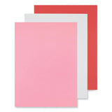 Pacon® Tru-Ray Construction Paper, 70 lb Text Weight, 9 x 12, Assorted Valentine Colors, 150/Pack (PACP6683) Pack of 150