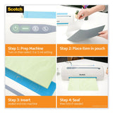 Scotch™ Laminating Pouches, 3 mil, 8.9 x 11.4, Clear, 20/Pack (MMMTP385420DE) Pack of 20