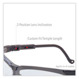 Honeywell Uvex™ Genesis Safety Eyewear, Black Nylon Frame, Clear Polycarbonate Lens (UVXS3200HS) Each
