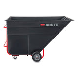 Rubbermaid BRUTE Rotomolded Tilt Truck, 303 gal, 1,200 lb Capacity, Plastic, Black (RCP1025BLA) Each