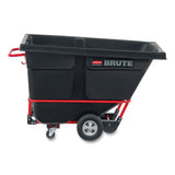 Rubbermaid® Commercial Rotomolded Tilt Truck, 0.5 cu yd, 850 lb Capacity, Plastic, Black (RCP1305BLA) Each