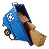 Rubbermaid® Commercial Rotomolded Recycling Tilt Truck, 1 cu yd, 1,250 lb Capacity, Plastic/Steel Frame, Blue (RCP2089826) Each
