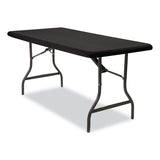 Iceberg iGear Fabric Table Top Cap Cover, Polyester, 30 x 72, Black (ICE16621) Each