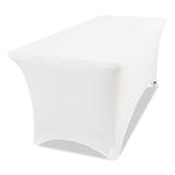 Iceberg iGear Fabric Table Cover, Polyester, 30 x 72, White (ICE16523) Each