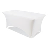 Iceberg iGear Fabric Table Cover, Polyester, 30 x 96, White (ICE16533) Each