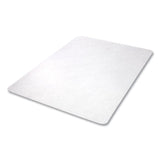 deflecto® SuperGrip Chair Mat, Rectangular, 48 x 26, Clear (DEFCM23140SPR6C) Each