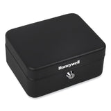 Honeywell Convertible Cash and Key Box with 10 Keys, 7.9 x 6.5 x 3.5, Security Steel, Black (HWL6111) Each