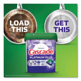 Cascade® Platinum Plus ActionPacs Dishwasher Detergent Pods, 1.46 oz Bag, 3 Pods/Bag, 30 Bags/Carton (PGC08652) Case of 3