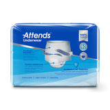 Attends® Unisex Adult Absorbent Underwear Pull On with Tear Away Seams Medium Disposable Heavy Absorbency (848957_CS) 4/CS