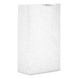 General Grocery Paper Bags, 30 lb Capacity, #2, 4.31" x 2.44" x 7.88", White, 500 Bags (BAGGW2500) Case of 500