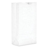 General Grocery Paper Bags, 35 lb Capacity, #10, 6.31" x 4.19" x 13.38", White, 500 Bags (BAGGW10500) Case of 500