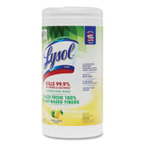 LYSOL® Brand Disinfecting Wipes II Fresh Citrus, 1-Ply, 7 x 7.25, White, 70 Wipes/Canister, 6 Canisters/Carton (RAC49128CT) Case of 6