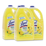 LYSOL® Brand Clean and Fresh Multi-Surface Cleaner, Sparkling Lemon and Sunflower Essence, 144 oz Bottle (RAC77617EA) Each