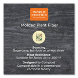 World Centric® Fiber Plates, 9" dia, Natural, 1,000/Carton (WORPLSC9TLFS) Case of 1000