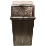 Impact® Vanguard™ 45 Gallon Indoor/Outdoor Trash Receptacle, Brown, 1/Case (IMP87504) Each