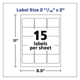 Avery® Laser/Inkjet 3.5" Diskette Labels, White, 375/Pack (AVE6490) Pack of 375