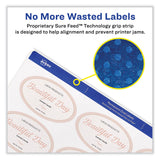 Avery® Laser/Inkjet Media Labels, Inkjet/Laser Printers, 2 x 3.3, White, 8 Labels/Sheet, 25 Sheets/Pack (AVE22570) Pack of 200