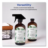 Avery® Textured Arched Print-to-the-Edge Labels, Laser Printers, 3 x 2.25, White, 9/Sheet, 10 Sheets/Pack (AVE22809) Pack of 90