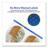 Avery® Textured Arched Print-to-the-Edge Labels, Laser Printers, 4.75 x 3.5, White, 4/Sheet, 10 Sheets/Pack (AVE22826) Pack of 40