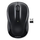 Logitech® M325S Wireless Mouse, 2.4 GHz Frequency, 32.8 ft Wireless Range, Left/Right Hand Use, Black (LOG910006825) Each