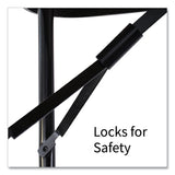 Correll® Adjustable Folding Tables, Rectangular, 96" x 30" x 22" to 32", Gray Top, Black Legs, 4/Pallet, Ships in 4-6 Business Days (CRLRA3096234P) Each