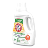 Arm & Hammer™ HE Compatible Liquid Detergent, Unscented, 50 Loads, 50 oz Bottle, 8/Carton (CDC3320050026) Case of 8