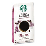Starbucks® VIA Ready Brew Coffee, 0.11 oz, Italian Roast, 8/Pack, 12 Packs/Carton (SBK12407838) Pack of 8
