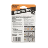Gorilla® Heavy Duty Mounting Tape, Permanent, Holds Up to 30 lbs, 1" x 60", Black (GOR6055002) Each