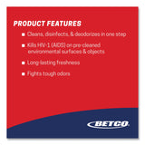 Betco® AF315 Disinfectant Cleaner, Citrus Floral Scent, 1 gal Bottle, 4/Carton (BET3150400) Case of 4