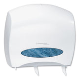 Kimberly-Clark Professional* JRT Jr. Escort Jumbo Roll Bath Tissue Dispenser, 16 x 5.75 x 13.88, Pearl White (KCC09508) Each