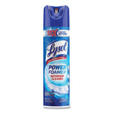 LYSOL® Brand Power Foam Bathroom Cleaner, 24 oz Aerosol Spray, 12/Carton (RAC02569CT) Case of 12