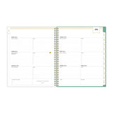 Blue Sky® Day Designer Academic Year Weekly/Monthly Frosted Planner, Palms Artwork, 11 x 8.5, 12-Month (July to June): 2025 to 2026 (BLS137891)