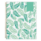Blue Sky® Day Designer Academic Year Weekly/Monthly Frosted Planner, Palms Artwork, 11 x 8.5, 12-Month (July to June): 2025 to 2026 (BLS137891)