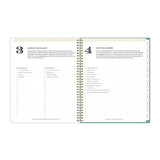 Blue Sky® Day Designer Academic Year Weekly/Monthly Frosted Planner, Palms Artwork, 11 x 8.5, 12-Month (July to June): 2025 to 2026 (BLS137891)