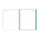 Blue Sky® Day Designer Academic Year Weekly/Monthly Frosted Planner, Palms Artwork, 11 x 8.5, 12-Month (July to June): 2025 to 2026 (BLS137891)