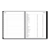 Blue Sky® Enterprise Academic Weekly/Monthly Planner, 11 x 8.5, Black Cover, 12-Month (July to June): 2025 to 2026 (BLS130609) Each