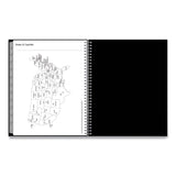 Blue Sky® Enterprise Academic Weekly/Monthly Planner, 11 x 8.5, Black Cover, 12-Month (July to June): 2025 to 2026 (BLS130609) Each