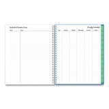 Blue Sky® Ditsy Dapple Light CYO Cover Weekly/Monthly Lesson Planner, 9 Classes, 11 x 8.5 Sheets, 12-Month (July to June), 2025 to 2026 (BLS132002) Each