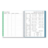 Blue Sky® Ditsy Dapple Light CYO Cover Weekly/Monthly Lesson Planner, 9 Classes, 11 x 8.5 Sheets, 12-Month (July to June), 2025 to 2026 (BLS132002) Each