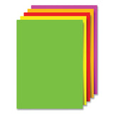 Royal Brites Premium Coated Poster Board, 11" x 14", Assorted Neon Colors, 5/Pack (GEO23500S) Pack of 5