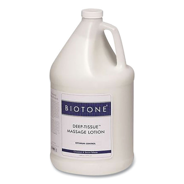 Biotone® Deep Tissue Massage Lotion, 0.5 gal Bottle, Unscented (BTNDTUHG)