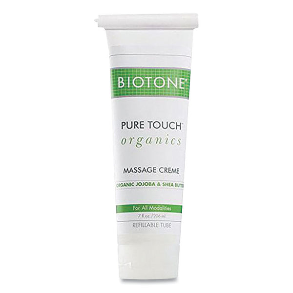 Biotone® Pure Touch Organics Massage Creme, 7 oz Tube, Unscented (BTNPTOMC7ZT)