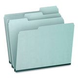 Pendaflex® Pressboard Expanding File Folders, 1/3-Cut Tabs: Assorted, Letter Size, 1" Expansion, Blue, 25/Box (PFX9200T13) Box of 25