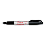 Sharpie® Industrial Permanent Marker, Fine Bullet Tip, Black, Dozen (SAN13601A) 1 Dozen
