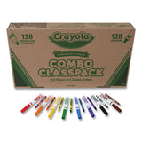 Crayola® Crayons and Markers Combo Classpack, Eight Colors, 256/Set (CYO523349) Set of 256