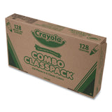 Crayola® Crayons and Markers Combo Classpack, Eight Colors, 256/Set (CYO523349) Set of 256